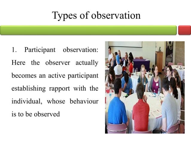 observation method of data collection is most used type for data ...