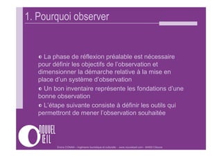 Observation Touristique