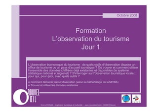 Observation Touristique