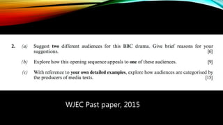 WJEC Past paper, 2015
 
