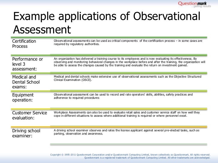 observational-assessment-using-questionmark