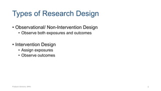 Observation Design Topic Examples Observational descriptive study: case report, case series & ecological ...