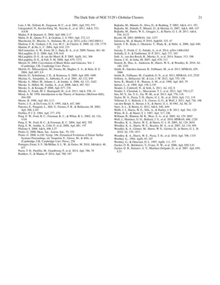 The Dark Side of NGC 5128’s Globular Clusters 21
Lotz, J. M., Telford, R., Ferguson, H. C., et al. 2001, ApJ, 552, 572
L¨utzgendorf, N., Kissler-Patig, M., Noyola, E., et al. 2011, A&A, 533,
AA36
Madau, P. & Quataert, E. 2004, ApJ, 606, L17
Malin, D. R., Quinn, P. J., & Graham, J. A 1983, ApJ, 272, L5
Marchesini, D., Muzzin, A., Stefanon, M., et al. 2014, arXiv:1402.0003v1
Marleau, F. R., Graham, J. R., Liu, M. C., & Charlot, S. 2000, AJ, 120, 1779
Martini, P., & Ho, L. C. 2004, ApJ, 610, 233
McConnachie, A. W., Irwin, M. J., Ibata, R. A., et al. 2009, Nature, 461, 66
McLaughlin, D. E. 2000, ApJ, 539, 618
McLaughlin, D. E., & van der Marel, R. P. 2005, ApJS, 161, 304
McLaughlin, D. E., & Fall, S. M. 2008, ApJ, 679, 1272
Merritt, D. 2004, Coevolution of Black Holes and Galaxies, Vol. 1
(Cambridge, UK: Cambridge Univ. Press)
Merritt, D., Milosavljevi`c, M., Favata, M., Hughes, S. A., & Holz, D. E.
2004, ApJ, 607, L9
Merritt, D., Schnittman, J. D., & Komossa, S. 2009, ApJ, 699, 1690
Meylan, G., Sarajedini, A., Jablonka, P., et al. 2001, AJ, 122, 830
Mieske, S., Hlker, M., Infante, L., & Jord´an, A. 2006, AJ, 131, 2442
Mieske, S., Hilker, M., Jord´an, A., et al. 2008, A&A, 487, 921
Mieske, S., & Kroupa, P. 2008, ApJ, 677, 276
Mieske, S., Frank, M. J., Baumgardt, H., et al. 2013, A&A, 558, 14
Mood, A. M. 1950, Introduction to the Theory of Statistics (McGraw-Hill),
394-399
Moore, B. 1996, ApJ, 461, L13
Norris, J. E., & Da Costa, G. S. 1995, A&A, 447, 680
Pancino, E., Pasquini, L., Hill, V., Ferraro, F. R., & Bellazzini, M. 2002,
ApJ, 568, L101
Peebles, P. J. E. 1984, ApJ, 277, 470
Peng, E. W., Ford, H. C., Freeman, K. C., & White, R. L. 2002, AJ, 124,
3144
Peng, E. W., Ford, H. C., & Freeman, K. C. 2004, ApJ, 602, 705
Peng, E. W., Jord´an, A., Cˆot´e, P., et al. 2008, ApJ, 681, 197
Pfalzner S. 2009, A&A, 498, L37
Piotto, G. 2008, Mem. Soc. Astron. Ital., 79, 334
Piotto, G. 2008, in IAU Symp. 246, Dynamical Evolution of Dense Stellar
Systems Proceedings, ed. Vesperini, E., Giersz, M., & Sills, A.
(Cambridge, UK: Cambridge Univ. Press), 258
Portegies Zwart, S. F., McMillan, S. L. W., & Gieles, M. 2010, ARA&A, 48,
431
Puzia, T. H., Paolillo, M., Goudfrooij, P., et al. 2014, ApJ, 786, 78
Rashkov, V., & Madau, P. 2014, ApJ, 780, 187
Rejkuba, M., Minniti, D., Silva, D., & Bedding, T. 2003, A&A, 411, 351
Rejkuba, M., Dubath, P., Minniti, D., & Meylan, G. 2007, A&A, 469, 147
Rejkuba, M., Harris, W. E., Greggio, L., & Harris, G. L. H. 2011, A&A,
526, A123
Ricotti, M. 2003, MNRAS, 344, 1237
Safonova, M., & Shastri, P. 2010, Ap&SS, 325, 47
Saitoh, T. R., Koda, J., Okamoto, T., Wada, K., & Habe, A. 2006, ApJ, 640,
22
Sawala, T., Frenk, C. S., Fattahi, A., et al. 2014, arXiv:1406.6362
Schlaﬂy, E. F., & Finkbeiner, D. P. 2011, ApJ, 737, 103
Seth, A., van den Bosch, R., Mieske, S., et al. 2014, Nature, 513, 398
Simon, J. D., & Geha, M. 2007, ApJ, 670, 313
Sinnott, B., Hou, A., Anderson, R., Harris, W. E., & Woodley, K. 2010, AJ,
140, 2101
Smith, R., S´anchez-Janssen, R., Fellhauer, M., et al. 2013, MNRAS, 429,
1066
Smith, R., Fellhauer, M., Candlish, G. N., et al. 2013, MNRAS, 433, 2529
Sollima, A., Bellazzini, M., & Lee, J.-W. 2012, ApJ, 755, 156
Soria, R., Mould, J. R., Watson, A. M., et al. 1996, ApJ, 465, 79
Spitzer, L., Jr. 1969, ApJ, 158, L139
Strader, J., Caldwell, N., & Seth, A. 2011, AJ, 142, 8
Strader, J., Chomiuk, L., Maccarone, T. J., et al. 2012, ApJ, 750, L27
Sun, M.-Y., Jin, Y.-L., Gu, W.-M., et al. 2013, ApJ, 776, 118
Taylor, M. A., Puzia, T. H., Harris, G. L. H., et al. 2010, ApJ, 712, 119
Tollerud, E. J., Bullock, J. S., Graves, G. G., & Wolf, J. 2011, ApJ, 726, 108
van den Bergh, S., Hesser, J. E., & Harris, G. L. H 1981, AJ, 86, 24
Varri, A. L., & Bertin, G. 2012, A&A, 540, A94
Webb, J. J., Harris, W. E., Sills, A., & Hurley, J. R. 2013, ApJ, 764, 124
White, R. E., & Shawl, S. J. 1987, ApJ, 317, 246
Willman, B., Blanton, M. R., West, A. A., et al. 2005, AJ, 129, 2692
Wolf, J., Martinez, G. D., Bullock, J. S., et al. 2010, MNRAS, 406, 1220
Woodley, K. A., Harris, W. E., & Harris, G. L. H. 2005, AJ, 129, 2654
Woodley, K. A., Harris, W. E., Beasley, M. A., et al. 2007, AJ, 134, 494
Woodley, K. A., G´omez, M., Harris, W. E., Geisler, D., & Harris, G. L. H.
2010, AJ, 139, 1871
Woodley, K. A., Harris, W. E., Puzia, T. H., et al. 2010, ApJ, 708, 1335
Worthey, G., 1994, ApJS, 95, 107
Worthey, G., & Ottaviani, D. L. 1997, ApJS, 111, 377
Zucker, D. B., Belokurov, V., Evans, N. W., et al. 2006, ApJ, 650, L41
Zucker, D. B., Kniazev, A. Y., Mart´ınez-Delgado, D., et al. 2007, ApJ, 659,
L21
 