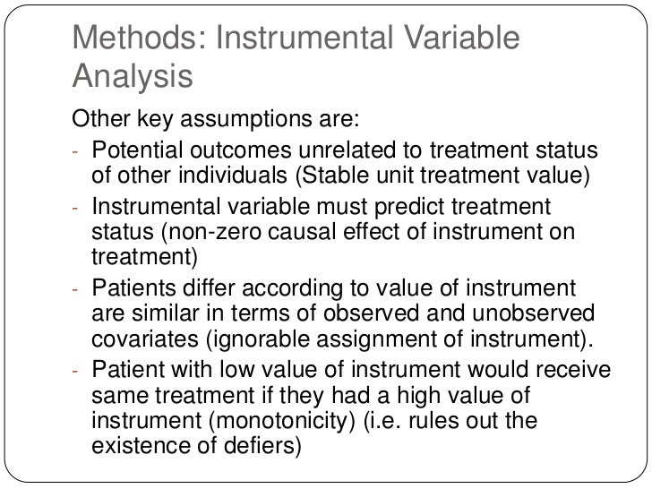 ignorable treatment task assumption ignorable remedy theme assumption