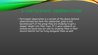 Observational research | PPTX