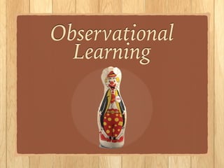 Observational
Learning
 