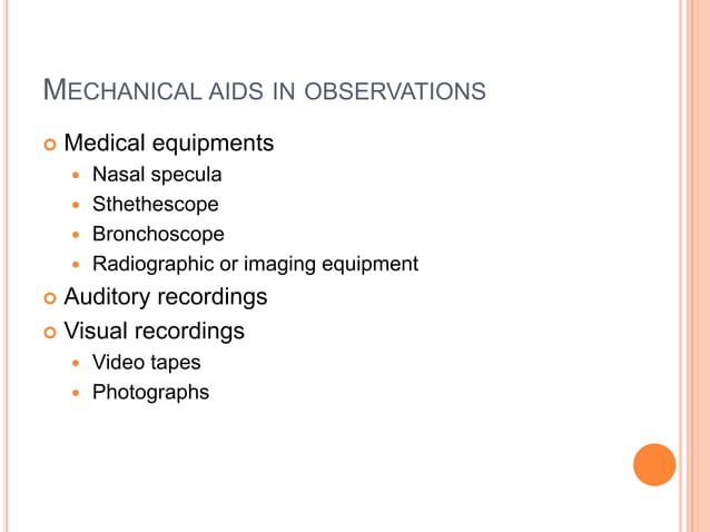 Observation as a method of data collection | PPTX | Science