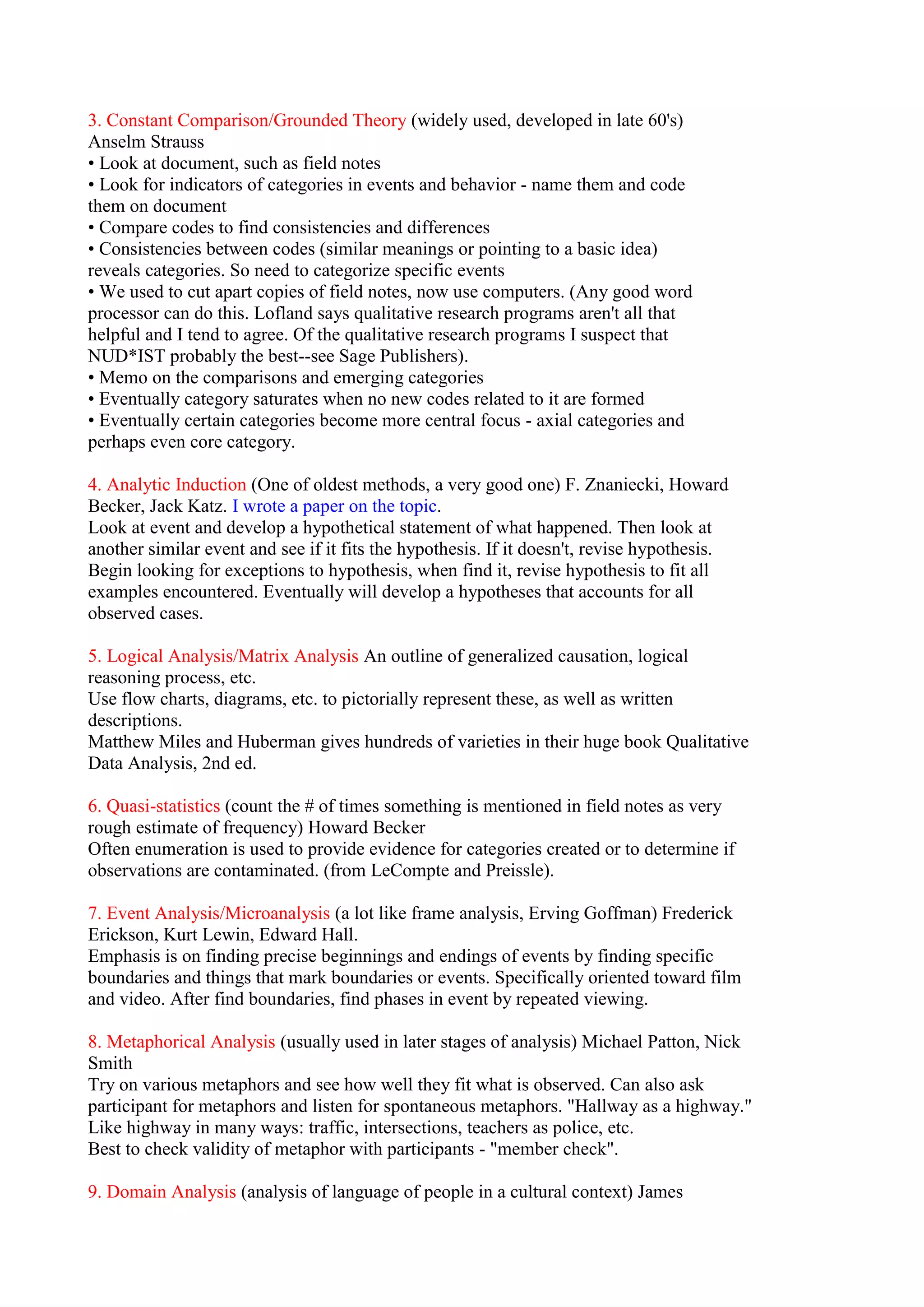 Observation Interview