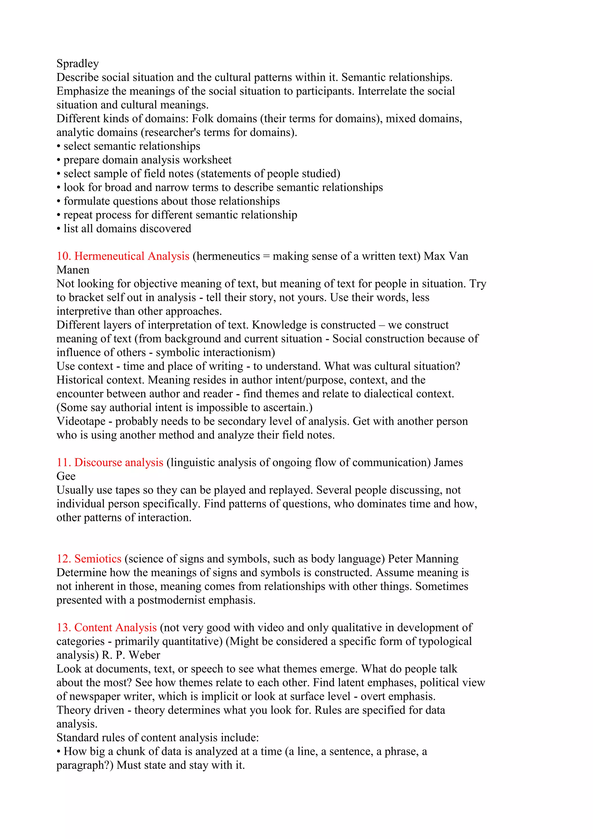 Observation Interview