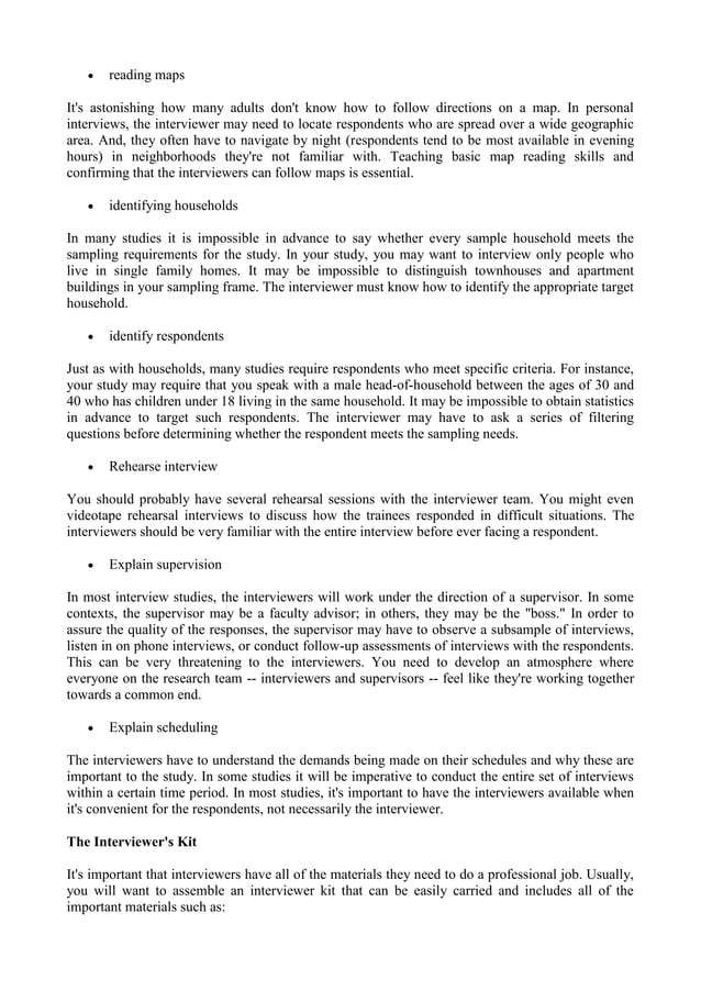 Observation Interview | PDF