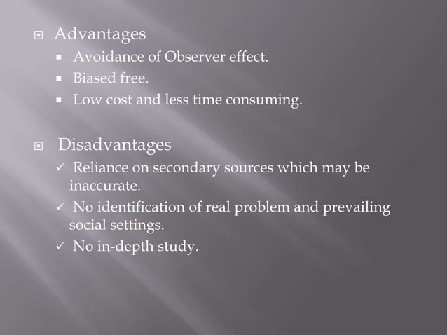 Observation method in sociological research | PPT