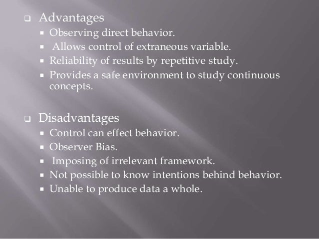 Observation research methodology