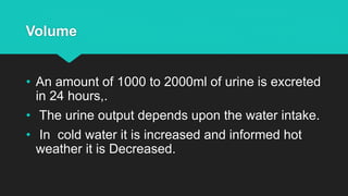 Observation of stools, urine, and sputum | PPTX
