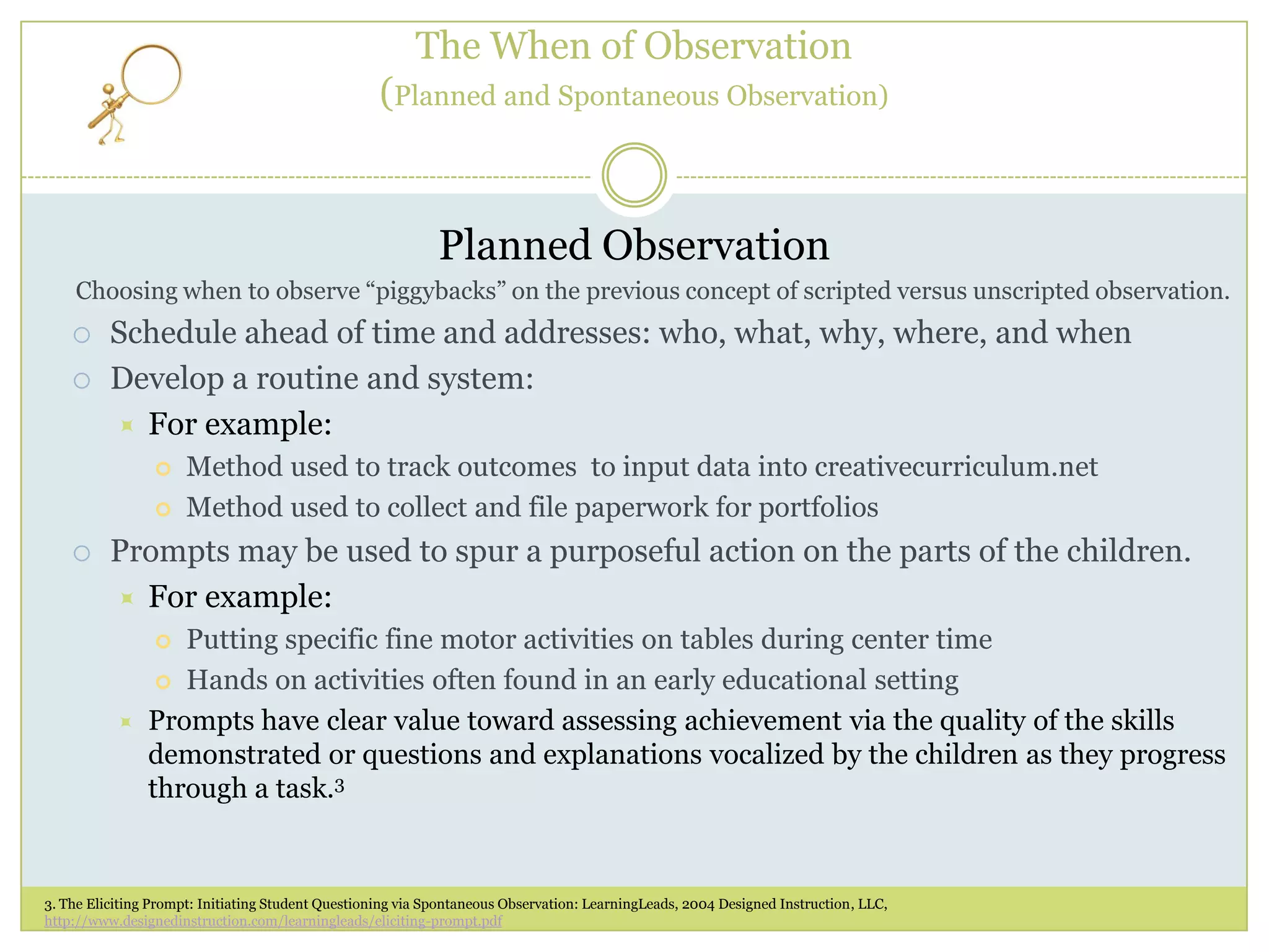Observation Power Point Presentation 9 10 2010 | PPTX