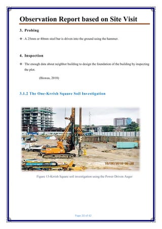 Observation site report | PDF
