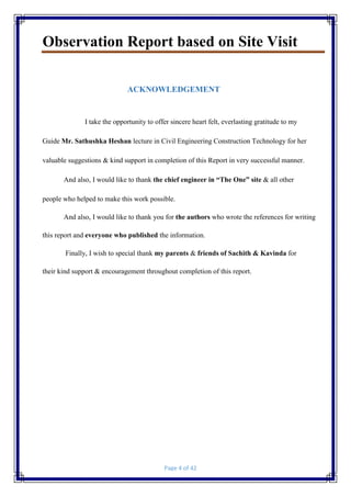 Observation site report | PDF
