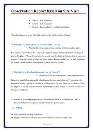 Observation site report | PDF