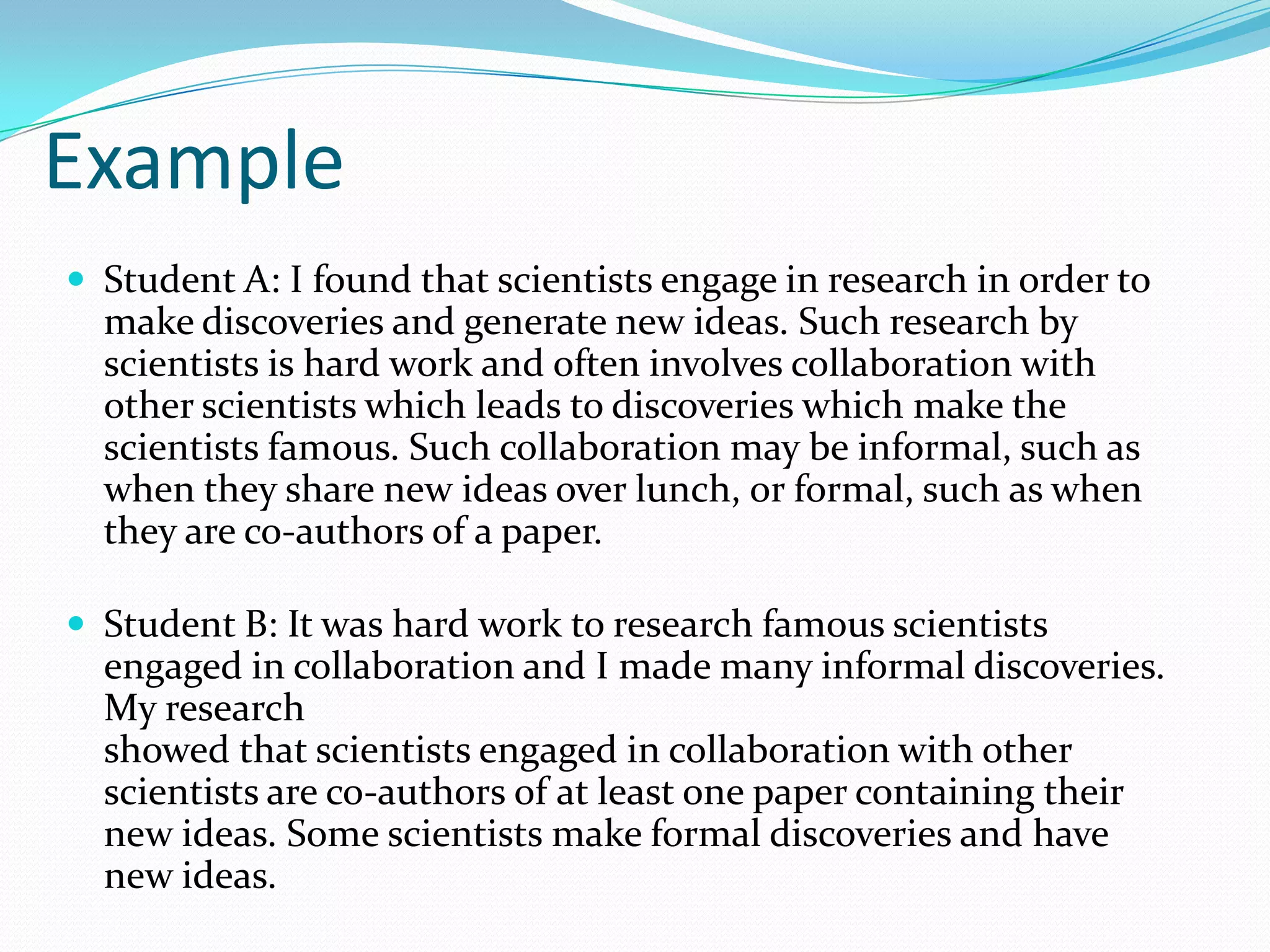 Content AnalysisThe Objective, Systematic, and Quantitative description of  the manifest content of a communication.Is appropriate when the phenomenon to be observed is     communication, rather than behavior or physical objects. Analytical categories for classifying the units are developed , and the communication is broken down according to prescribed rules.The unit of analysis may beWords: different words or types of words in the messageCharacters: individuals or objectsThemes: propositionsSpace and time measures: length or duration of the messageTopics: subject of the message