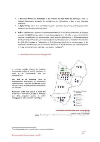 P a g e
| 31
Observatoire aquitain de l’économie numérique – mars 2014
Les pépinières d’entreprises, les incubateurs ainsi...