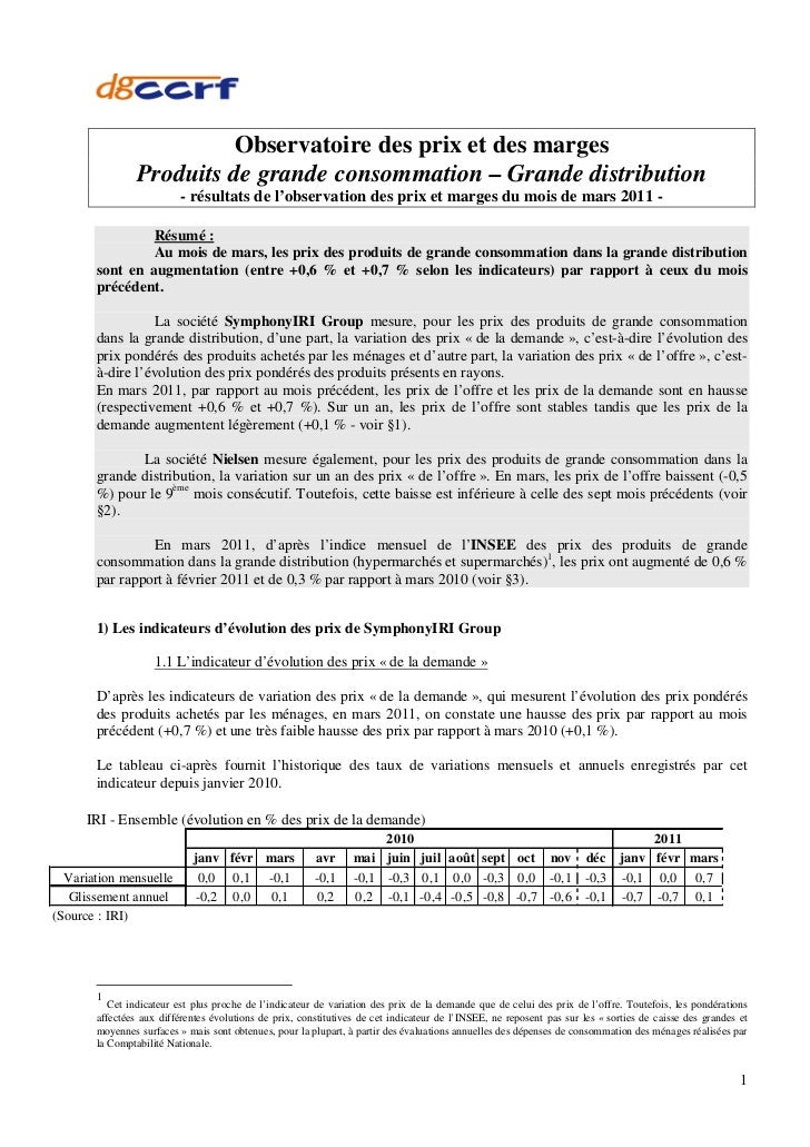 Concurrence et prix dissertation