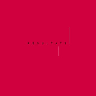 R   E   S   U   L   T   A   T   S
 