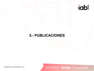 PUBLICACIONES TOTALES EN ESPAÑA
5.228
publicaciones de media en
todas las redes sociales
de las marcas en España.
37.826
4...