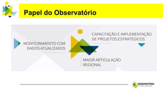Papel do Observatório
 
