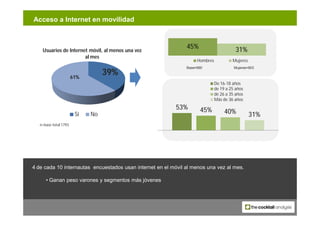 Acceso a Internet en movilidad


                                                                   45%                   ...