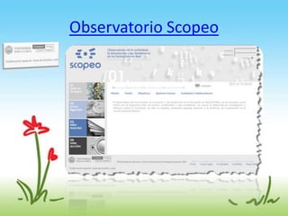 Observatorio Scopeo<br />
