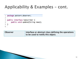 10Applicability & Examples – cont.