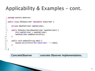 12Applicability & Examples – cont.
