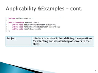 8Applicability & Examples – cont.