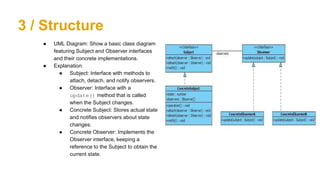 Observer Design Pattern to Observe Something | PPT