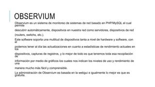 Observium | PPTX