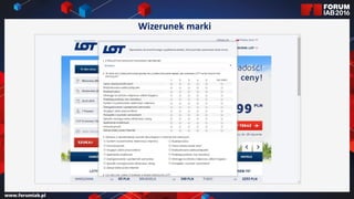 Jak wybrać 45 najlepszych
prezentacji na FORUM?
Jak wybrać 45 najlepszych
prezentacji na FORUM?
Wizerunek marki
 