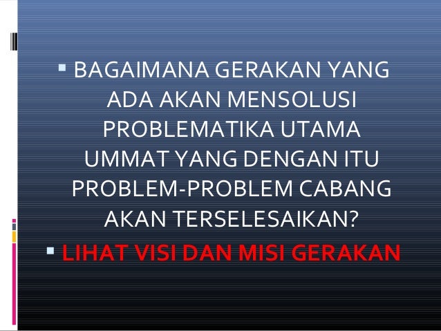 Obsesi 14 HARAKAH DAN MAJLIS TA'LIM