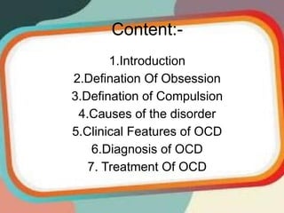 Overview Ocd Comprehensive Overview of Obsessive-Compulsive Disorder (OCD): Causes ...