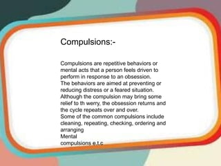 Compulsion Fact Checking Comprehensive Overview of Obsessive-Compulsive Disorder (OCD): Causes ...
