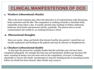 Obsessive compulsive disorder | PPTX
