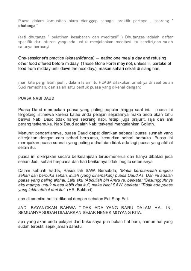 Obsessive corbuzier's diet