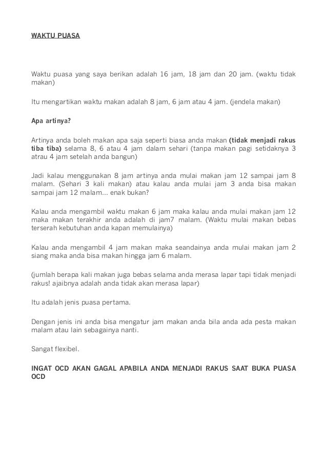 Obsessive corbuzier's diet