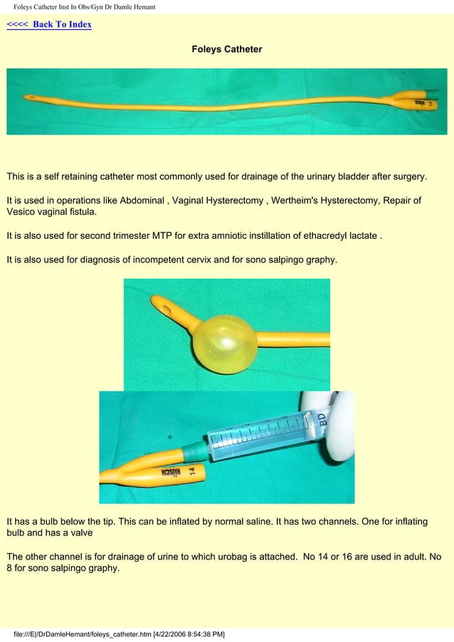 Obg Instruments With Labelling Instruments used in OBG Nursing | PDF