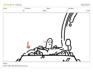 Scene
36
Duration
06:00
Panel
6
Duration
01:00
Dialog
Shard: (sadly, high-pitched) ouuuuuu up.
rumble jaw Page 182/477
 