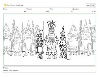 Scene
45
Duration
10:00
Panel
4
Duration
01:00
Dialog
Advisor: Filthy opaque--
rumble jaw Page 221/477
 