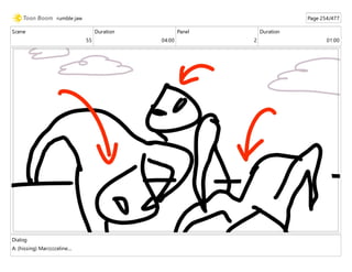 Scene
55
Duration
04:00
Panel
2
Duration
01:00
Dialog
A: (hissing) Marcccceline....
rumble jaw Page 254/477
 