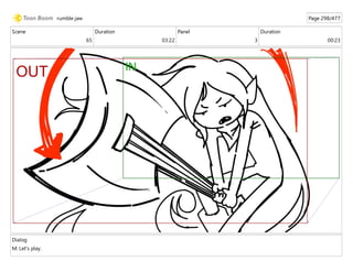 Scene
65
Duration
03:22
Panel
3
Duration
00:23
Dialog
M: Let's play.
rumble jaw Page 298/477
 