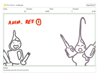 Scene
93
Duration
09:00
Panel
7
Duration
01:00
Dialog
Townspeople: Marceline! Marceline! Marceline!
rumble jaw Page 405/477
 