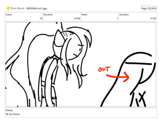 Scene
18
Duration
07:00
Panel
7
Duration
01:00
Dialog
PB: Go home!
OBSIDIAN act3 iggy Page 102/438
 