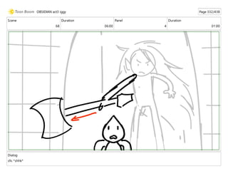 Scene
68
Duration
06:00
Panel
4
Duration
01:00
Dialog
sfx: *shhk*
OBSIDIAN act3 iggy Page 332/438
 