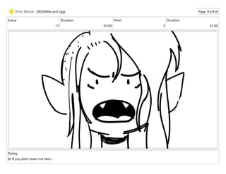 Scene
17
Duration
05:00
Panel
5
Duration
01:00
Dialog
M: If you didn't want me here--
OBSIDIAN act3 iggy Page 95/438
 